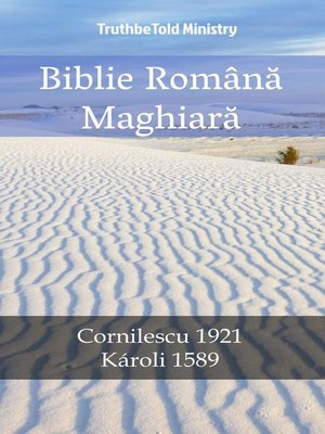 cover image of Biblie Română Maghiară